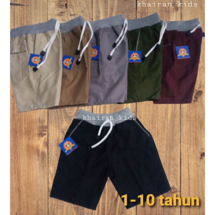 Celana Pendek Anak Chinos Chino premium Laki Laki Pria Cowok Usia Umur1 2 3 4 5 6 7 8 9 thun