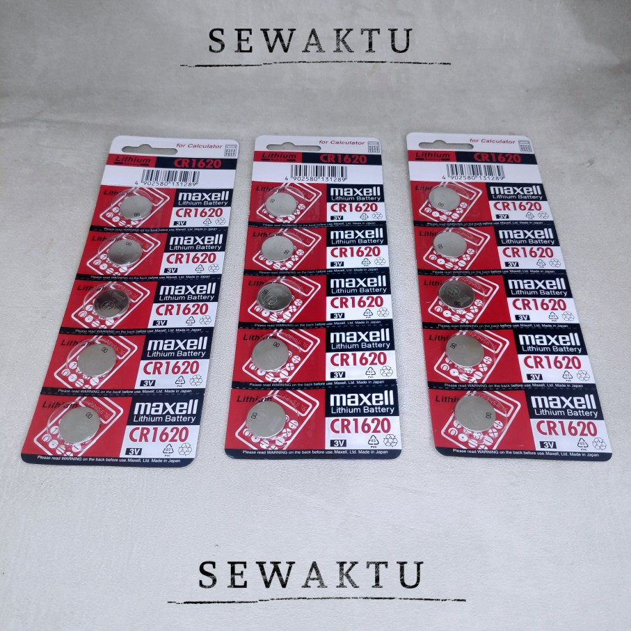 BATERAI MAXELL CR1620 ORIGINAL