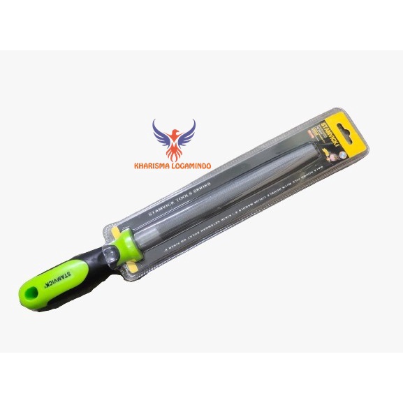 Khrsma JKT - SUNFLEX Kikir Besi kayu Setengah Lingkaran 8" Kasar USA Setengah Bulat KLP