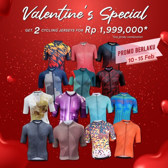 Twelve Squared Valentine's Couple Special - Cycling Jersey A