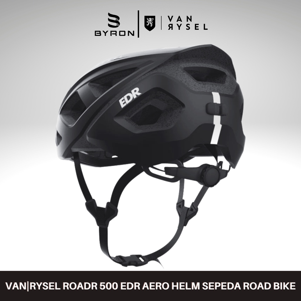 VANRYSEL Roadr 500 Helm Sepeda Lipat Road Bike MTB - Hitam