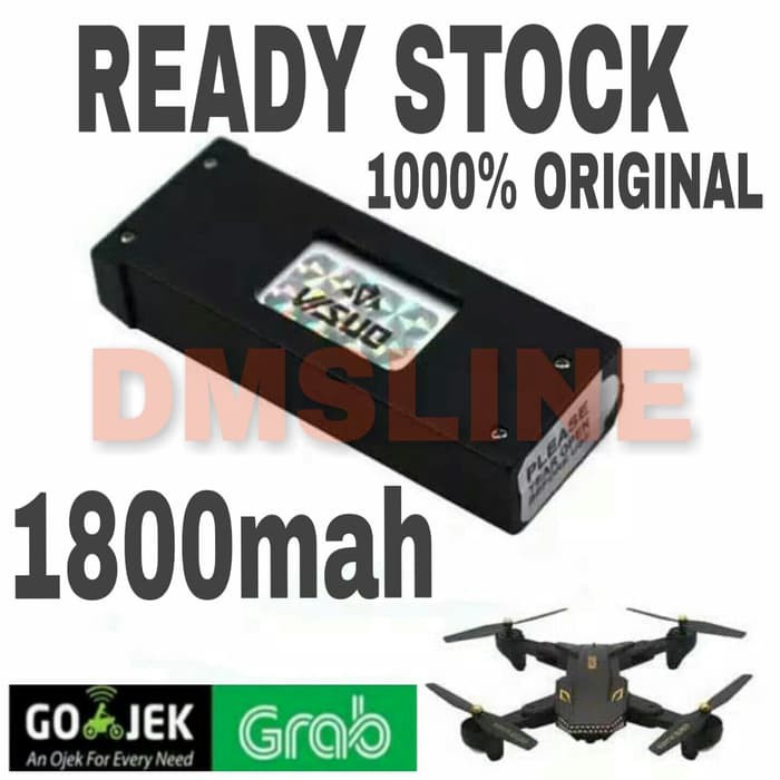 Batrai Drone Visuo XS809S XS812 XS 816 1800mah