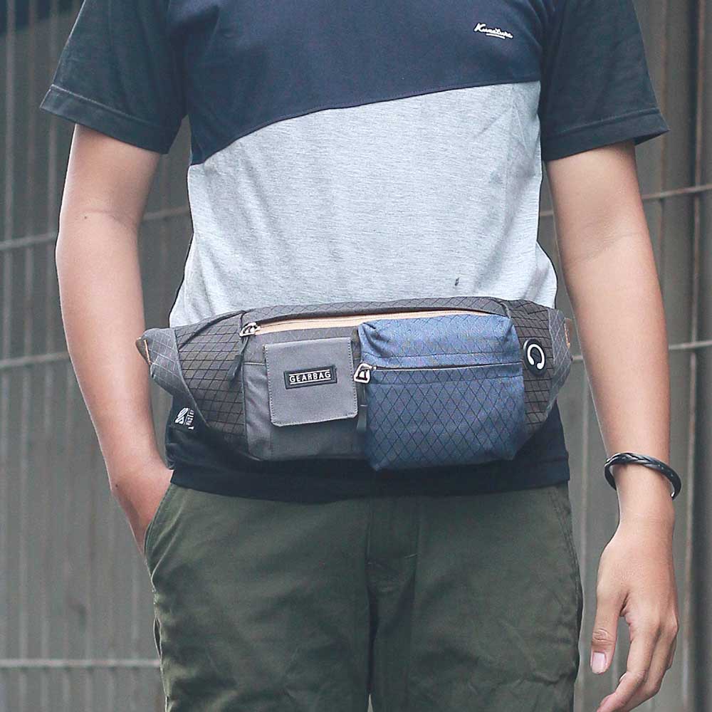 Tas Selempang Waistbag Pria Distro Terbaru Tas Pingang Kecil - Wasbag Waistbag Waitsbag Cowok