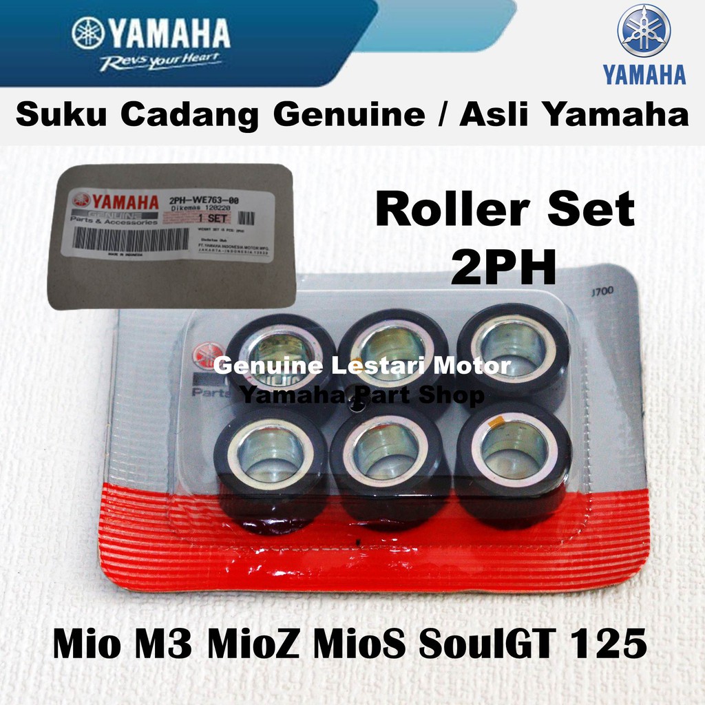 Roller Roler Weight Kit MioM3 Mio M3 Z S Asli Yamaha Surabaya