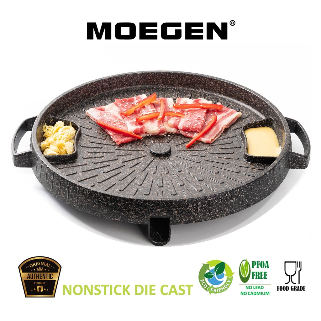 ORIGINAL MOEGEN Germany bulgogi pan all new 32cm grill panggangan bbq tanpa tutup kaca