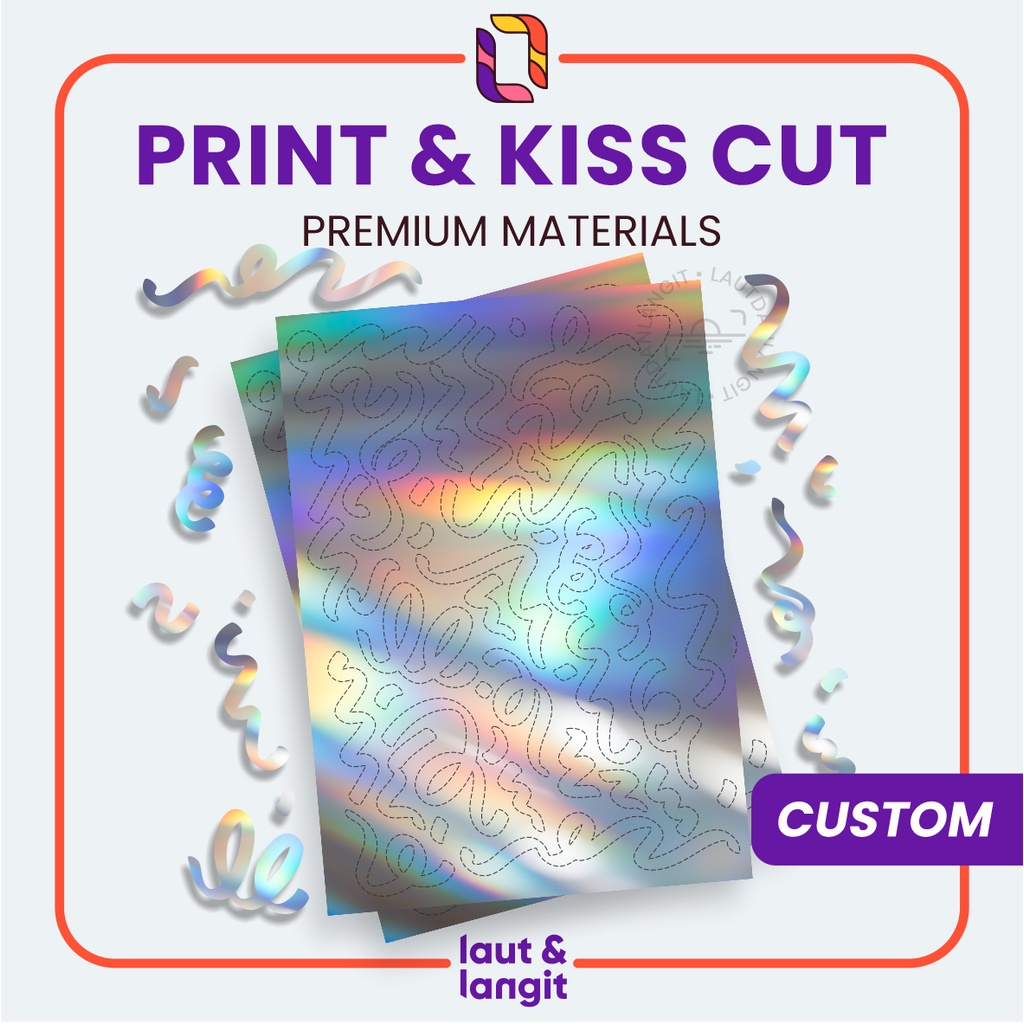 

STICKER SHEET PREMIUM MATERIAL HOLOGRAPHIC