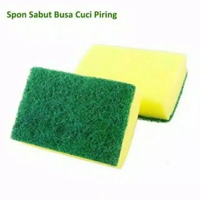 spon cuci piring/spon pembersih #1 kg muat 36 pcs