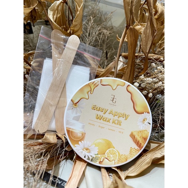 Easy Apply Waxing Kit EmiGlams / cabut hilangkan bulu sugar wax