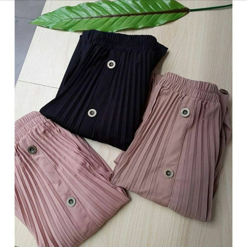 ROK PLISKET KANCING ANAK 4-10 THN/ROK ANAK TERBARU/FASHION ANAK