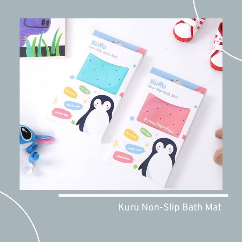 Kuru Baby Bath Mat / Alas Karet Bak Mandi Bayi &amp; Anak Anti Slip