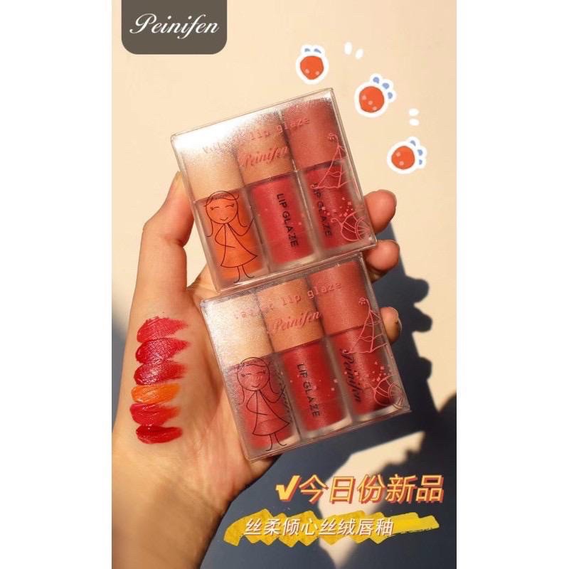 [Per Batang] Lipcream Peinifen Velvet Lipglaze Mika