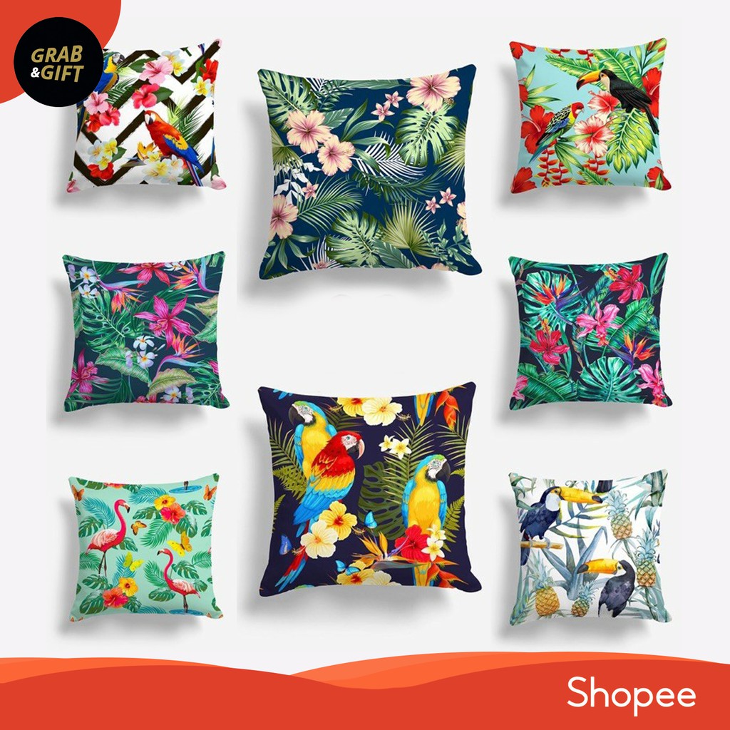 Bantal Sofa Tropical Forest