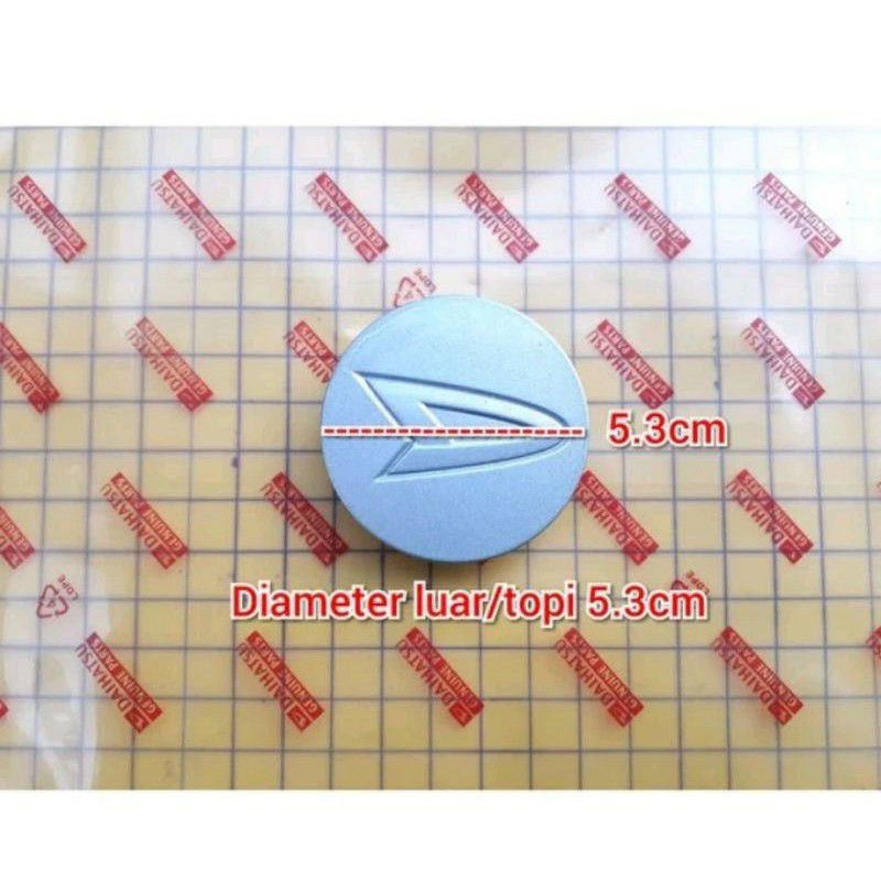 Dop tutup roda velg racing Daihatsu Sigra original