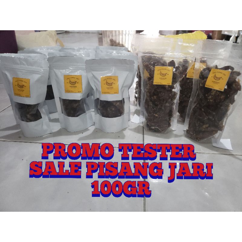 

SALE PISANG JARI 100GR ( PROMO TESTER )