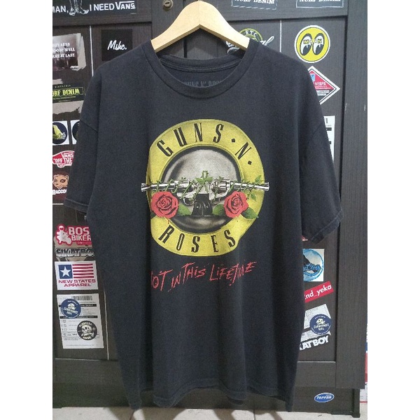 kaos vintage bekas kaos second guns n roses