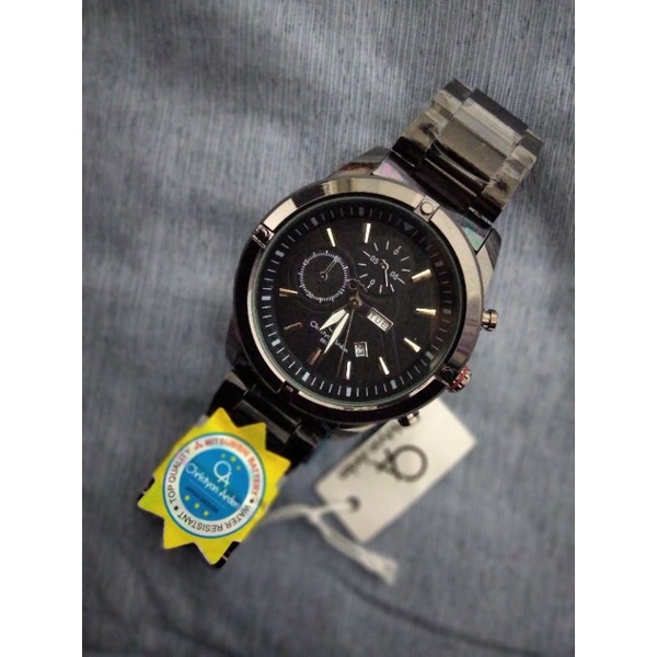 jam tangan pria Christyan Arden original tahan air TANGGAL HARI AKTIF