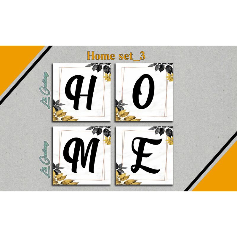 (COD) HIASAN DINDING 1 SET HOME/ WALL DECOR DINDING / PAJANGAN DINDING RUMAH