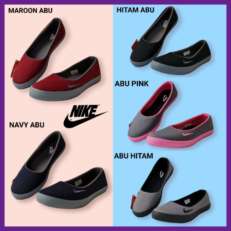 SEPATU KERJA WANITA SLIP ON MURAH / SEPATU KULIAH SEKOLAH CEWEK / SEPATU KASUAL SLOP PEREMPUAN PROMO / SEPATU TERLARIS LENTUR TANPA TALI