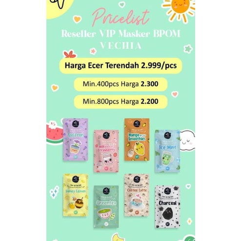 (BPOM) VECHIA WASH OFF MASK