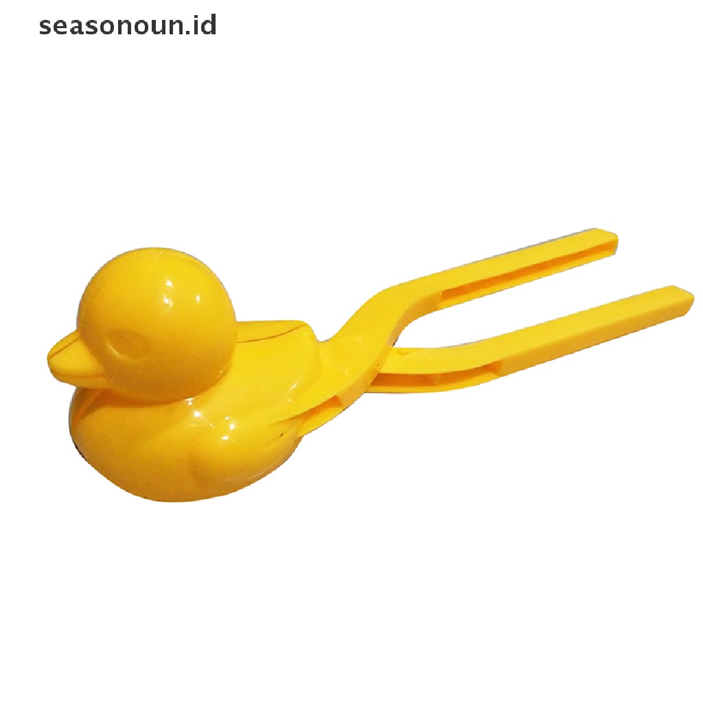 (seasonoun) Mainan Klip Pembuat Bola Salju / Pasir Bahan Plastik Untuk Anak / Outdoor
