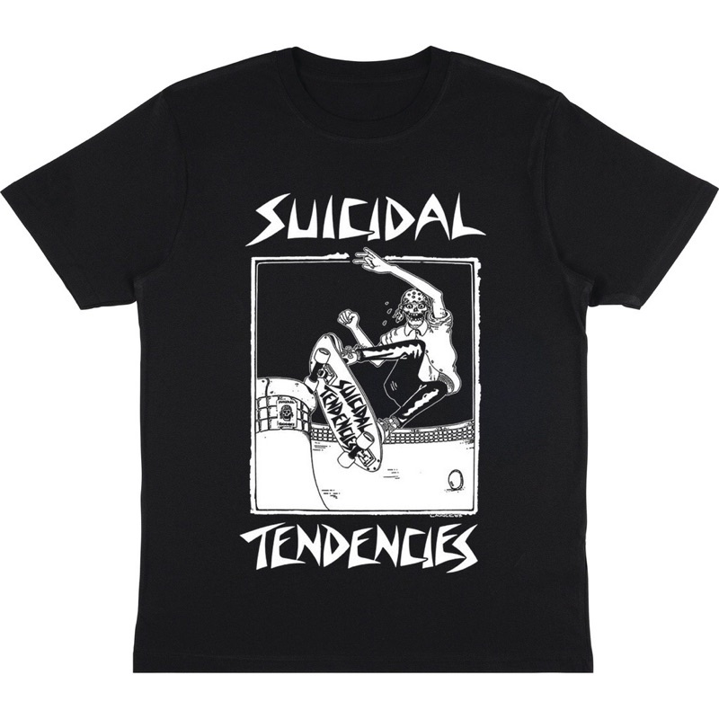 KAOS BAND SUICIDAL TENDENCIES | T-SHIRT BAJU METAL HARDCORE TRASH | KAOS METAL SUICIDAL TENDENCIES