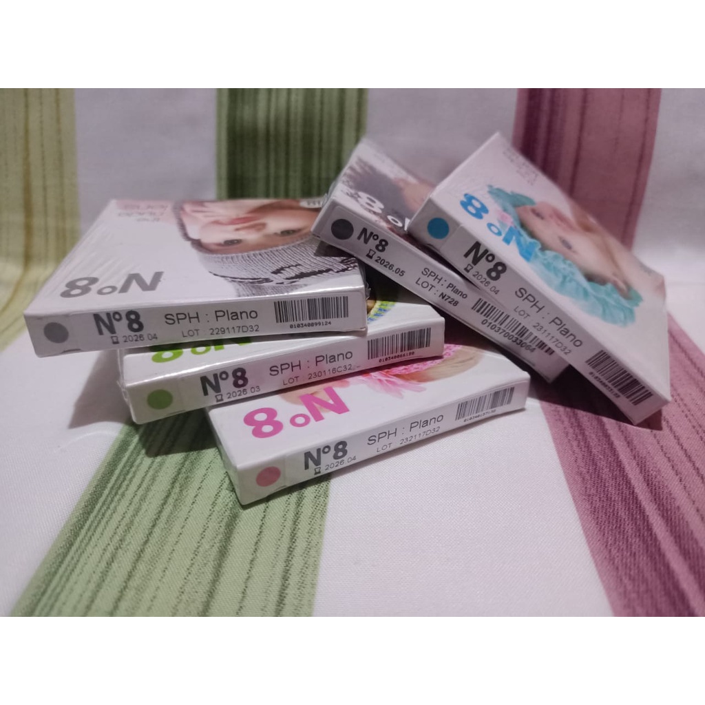 Paket Softlens N8 Normal + Air Softlens ICE 60ml + Pinset + Lens Case I Paket Softlens N8 Normal Big Eyes Dia 16mm