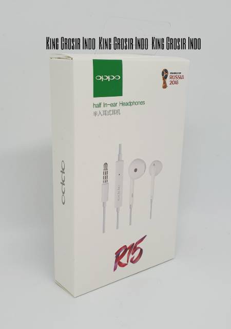 Headset OPPO R15 Original 100% Tipe Oppo R9S F3 R11 F5 RX17 Neo A83 F7 A5 A3S Earphone Handsfree