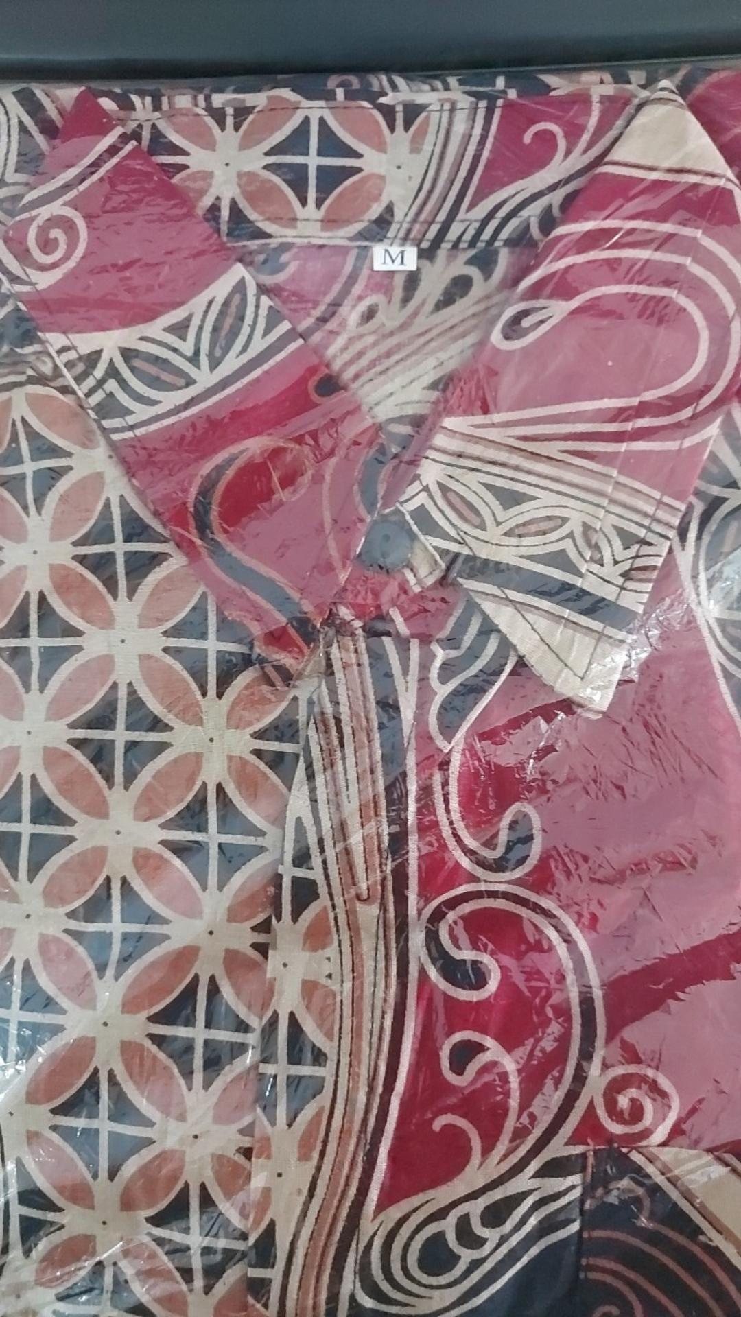 Batik Couple Keluarga Sania Ruffle Ori Ndoro Jowi Dnt Motif Banyu Mili Merah Marun Termurah Shopee