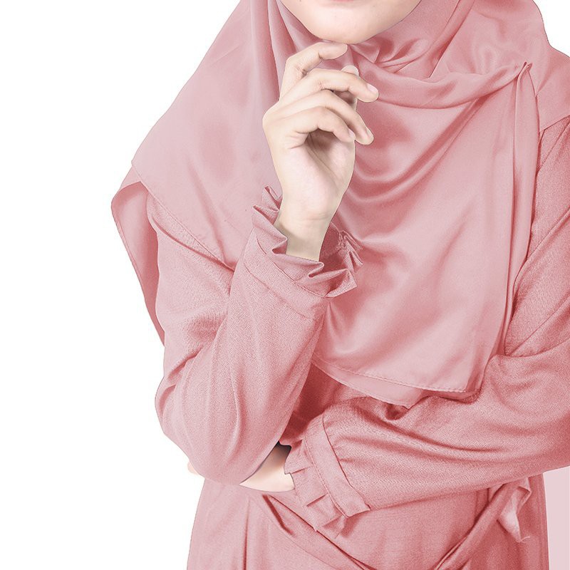 PROMO   Muslimore - Baju Muslim Wanita Gamis Murah Online Salem Pastel Polos Syar'i Busui Balotelli