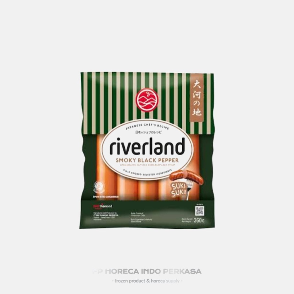 

Riverland Smoky Black Pepper 360 gram
