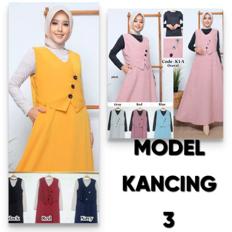 BAJU MAXI DRESS KATUN DELUXE SET DALAMAN KAOS JERSEY LENGAN PANJANG WANITA REMAJA DEWASA