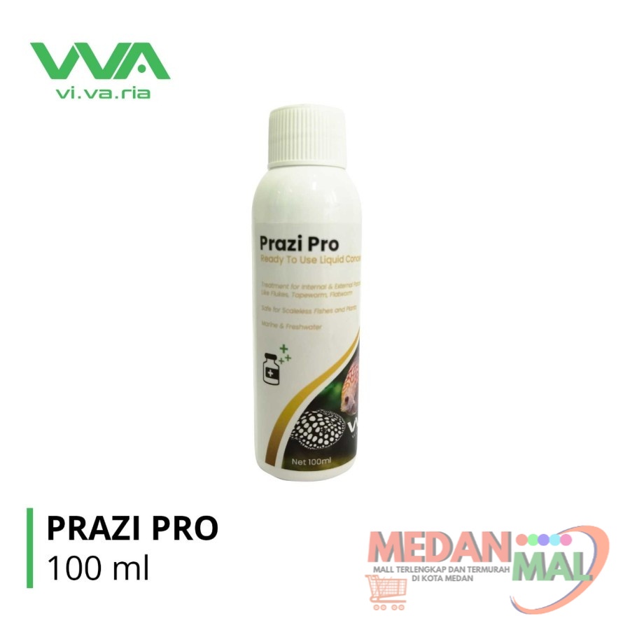 Vivaria Prazi Pro Liquid Praziquantel 100ml Obat Ikan