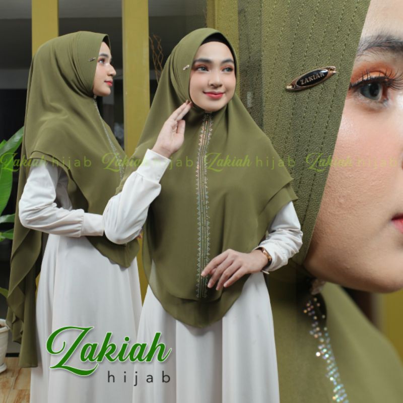 ((ORIGINAL ZAKIAH)) Khimar Ceruty PENANGI