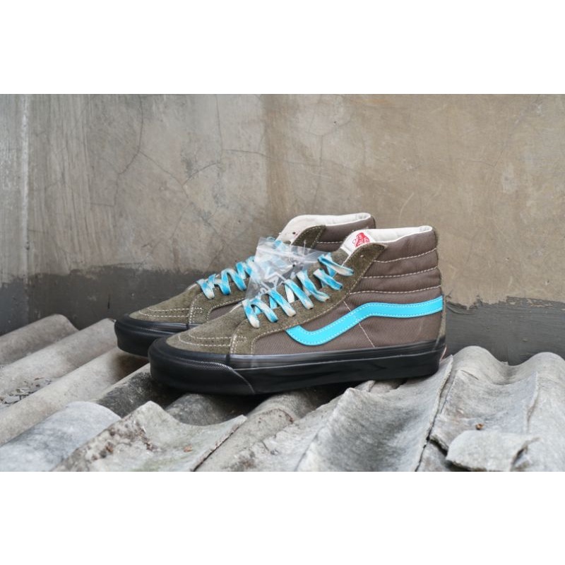 Original Vans Vault OG Sk8-Hi Hairy Suede Canteen