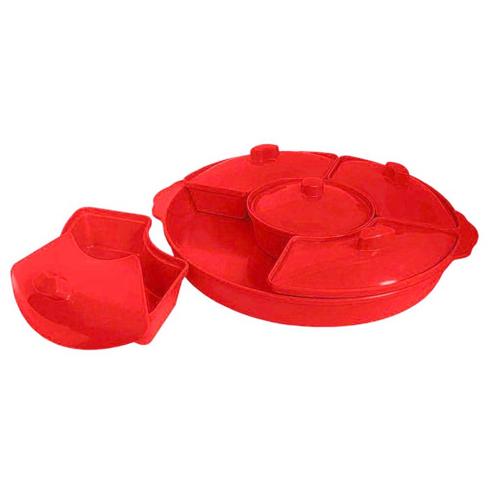 Party Set Melamin PS-0101/ Wadah Saji Prasmanan Golden Dragon grosir Tempat Sayur Lauk