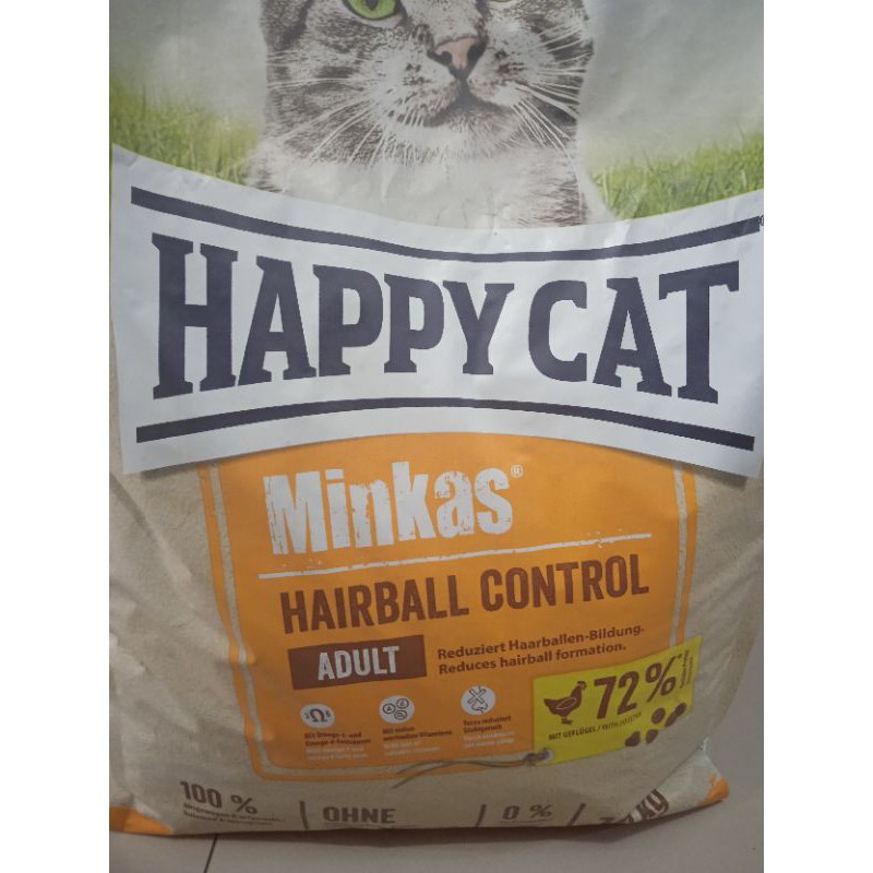 happy cat happycat minkas hairball control adult repack 500 gr