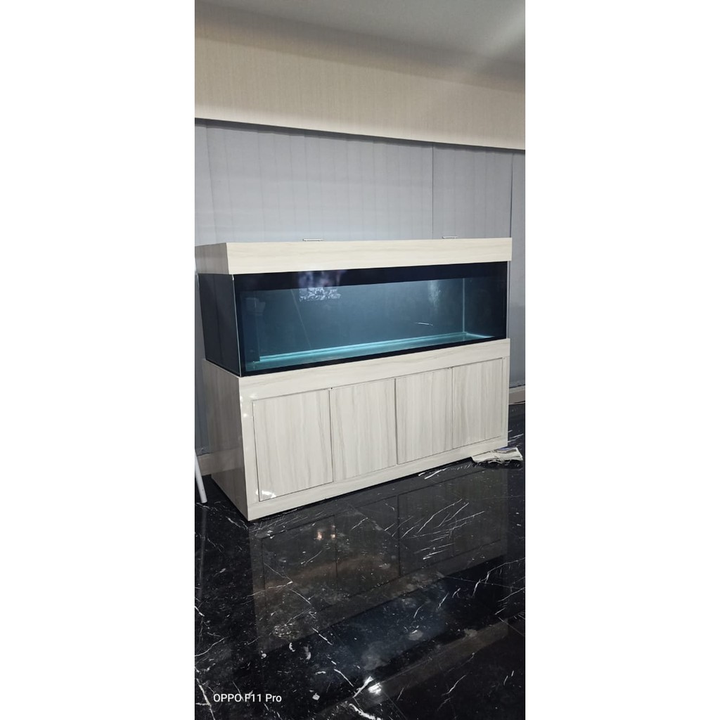 Paket Aquarium Laut 60cm Full Cabinet Mebel 793496413