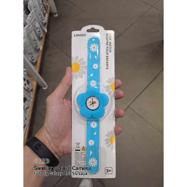 jam tangan anak analog bunga matahari