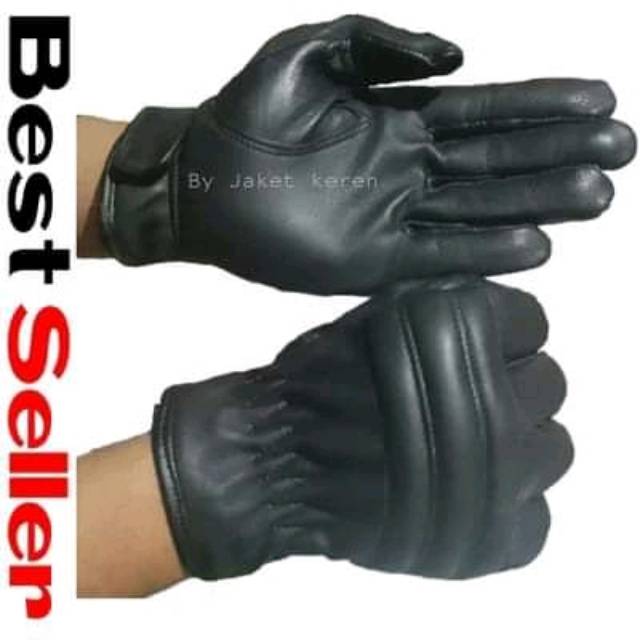 Gloves motor kulit