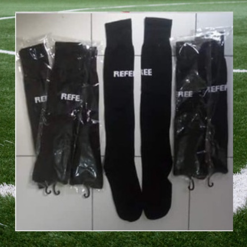 Kaos kaki Wasir Sepak bola Referee / Kaos kaki Wasit Sepak Bola Specs Original / Kaos kaki Referee F