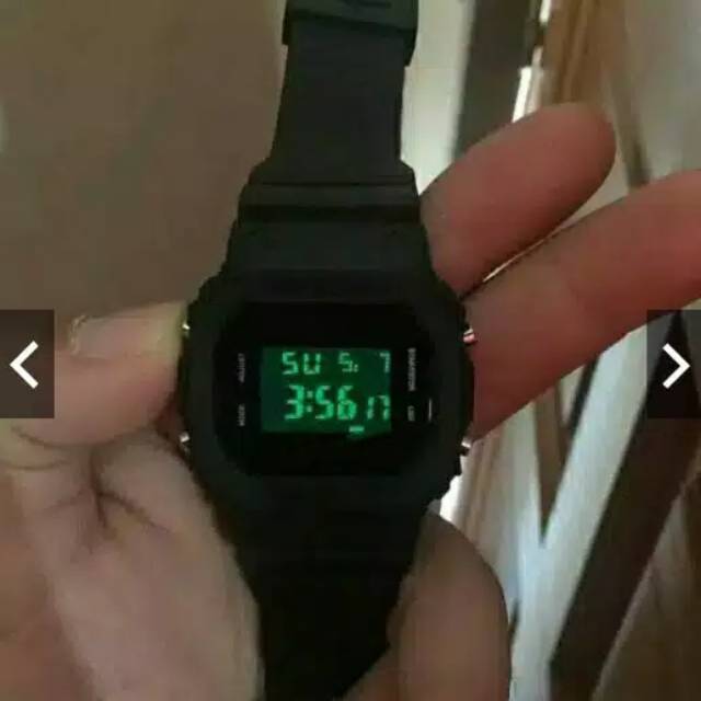 (G_W)Jam Tangan Pria Sporty Casio DW-5600 Black