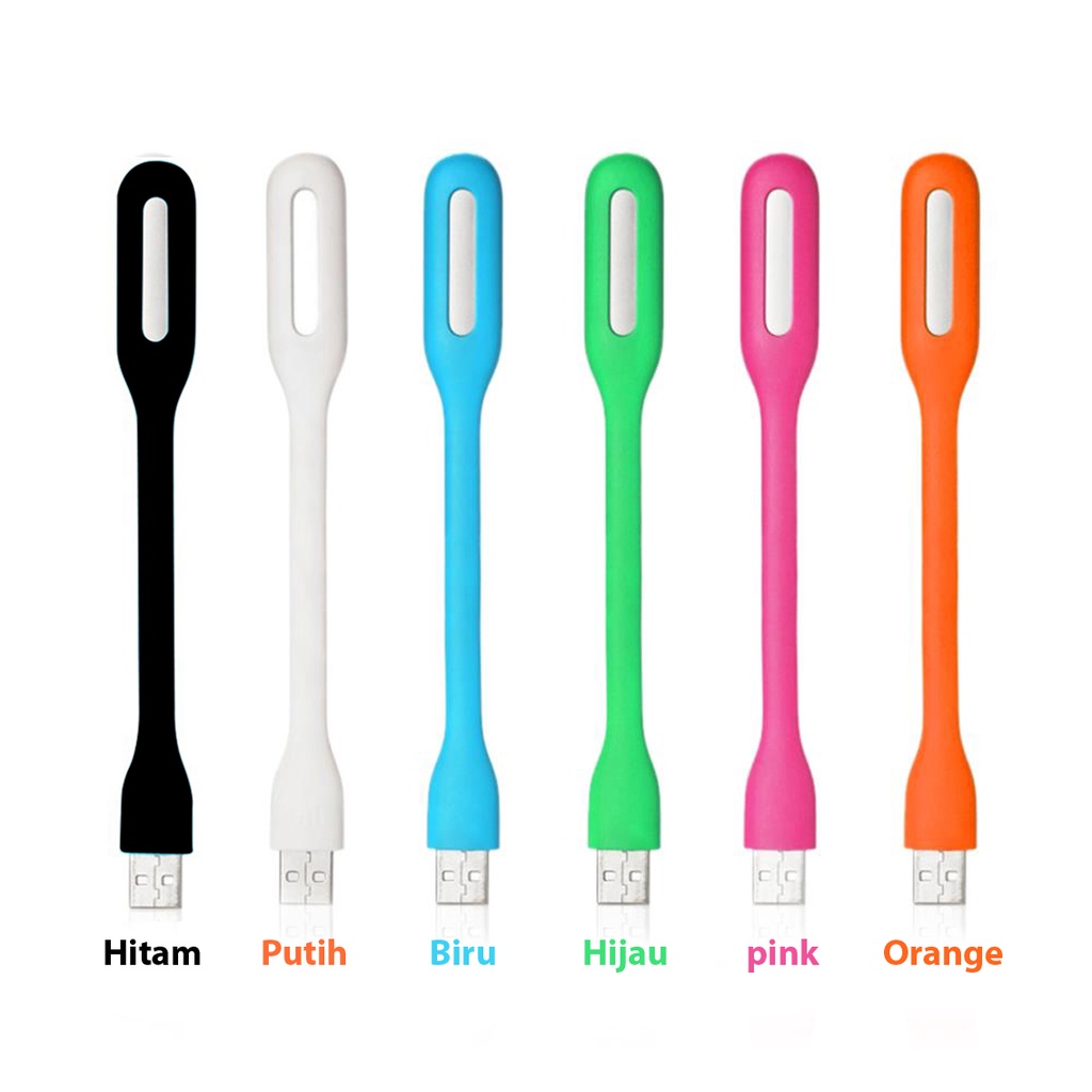 Lampu Sikat USB LED Flexible / Lampu Stick Portable Lampu Belajar Lampu Tidur