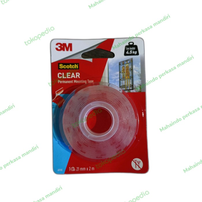 

Kusus Hari Ini Double Tape 3M - Scotch Permanent Mounting Clear 4010C Perekat Bening Bergaransi