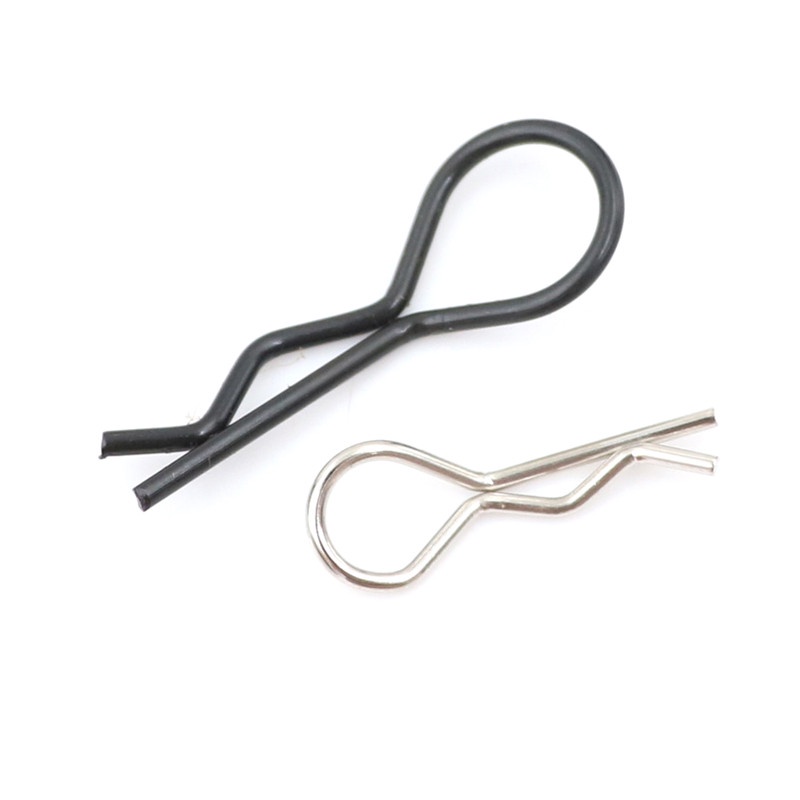Deid 100pcs Klip Pin Body Shell Untuk HSP Redcat RC 1 / 10 1 / 8 Model Mobil