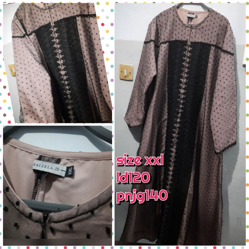 gamis jumbo kaleela javina,nadeea id