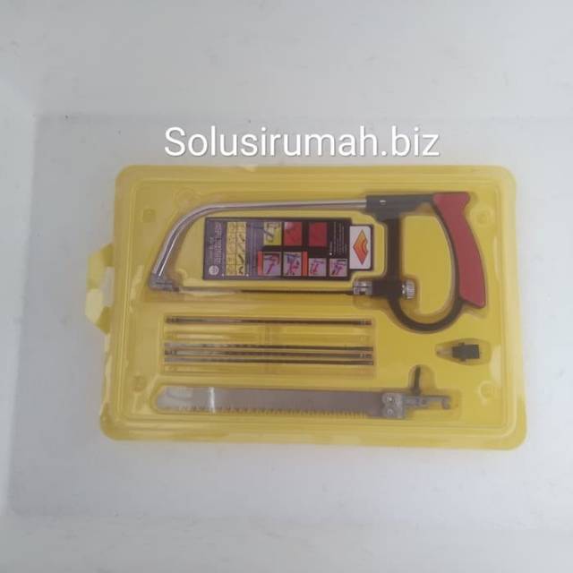 GERGAJI TRIPLEK 6MATA GERGAJI TANGAN BOX KUNING PVC PLATINUM SAW