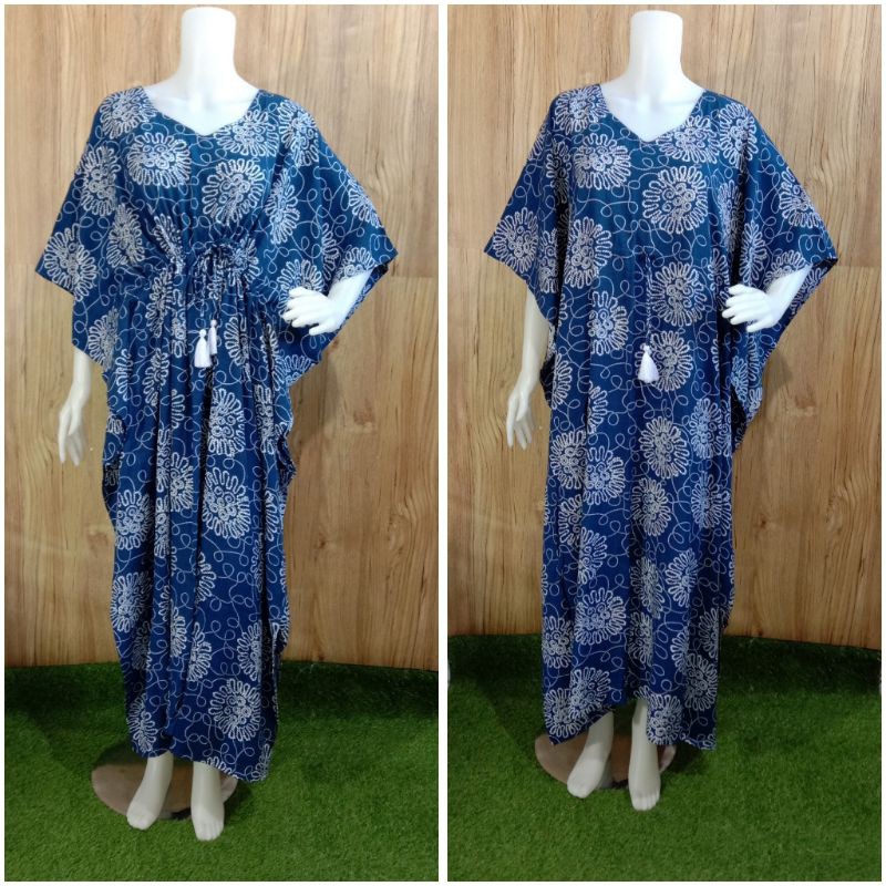 daster kaftan panjang jumbo / kalelawar panjang jumbo