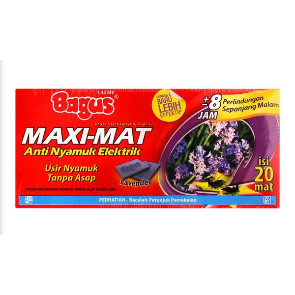 Bagus Maxi-Mat Anti Nyamuk Elektrik isi 20 mat
