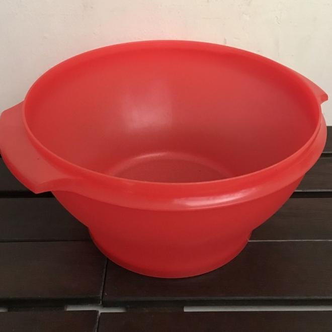 SALE HABIS TUPPERWARE LARGE RICE BOWL - BASE AJA