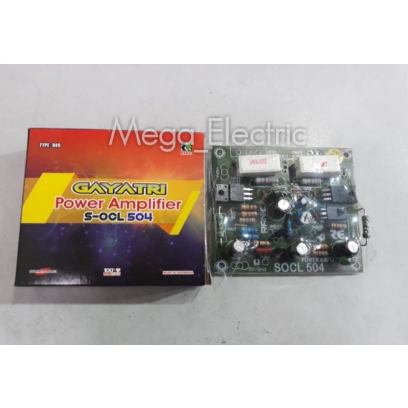Kit Driver Power Amplifier SOCL 504 Mono 500W - GAYATRI